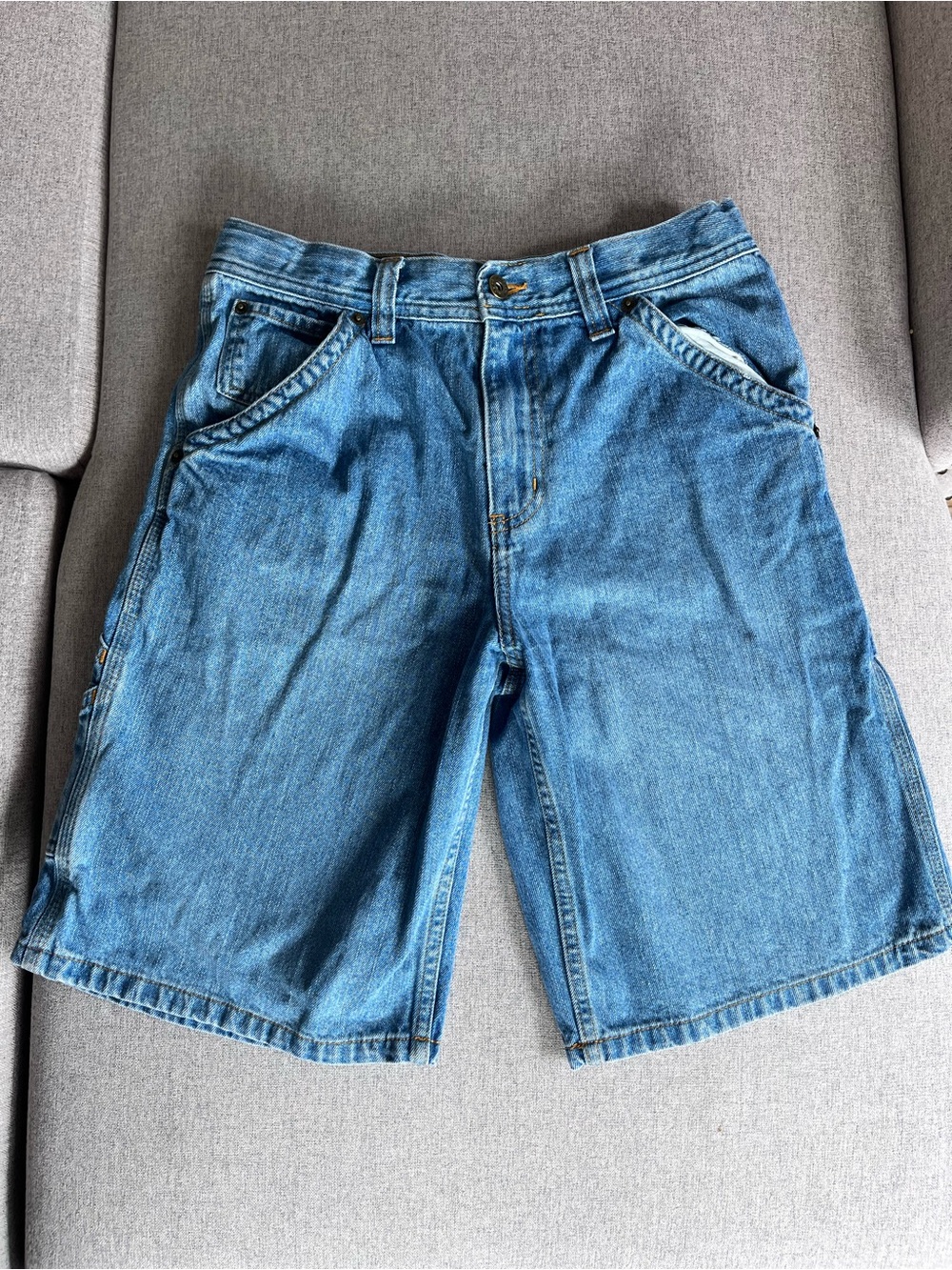 urban pipeline Blue Denim Cargo Shorts for Kids